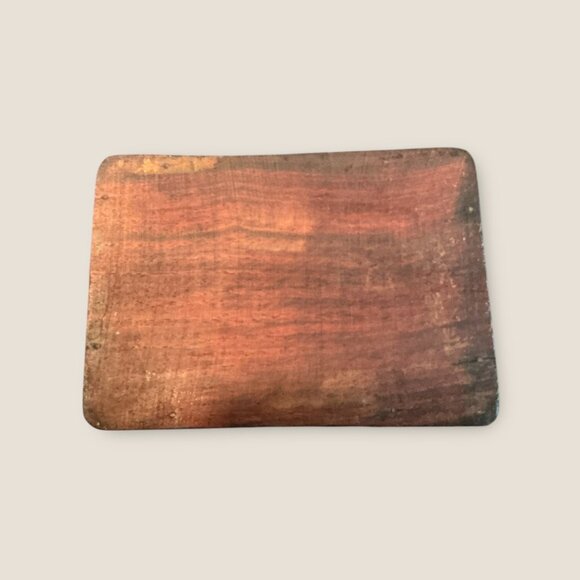 Hand-Carved Wooden Trinket Box With Floral Inlay - 5.5"x4"x2.25" - Jewelry Stora - Picture 8 of 8